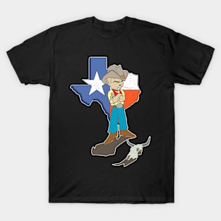 The Texan and the Skull T-Shirt